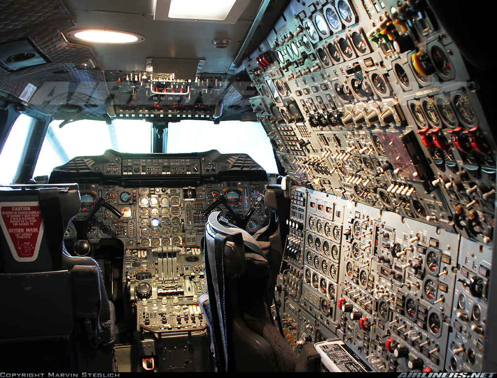 A big complicated cockpit