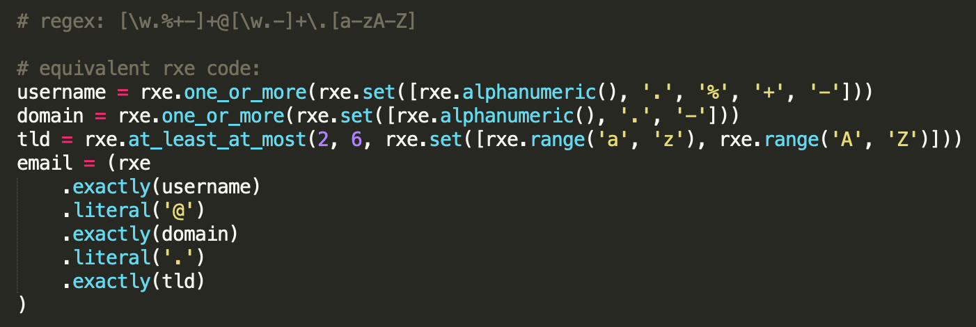 rxe example code