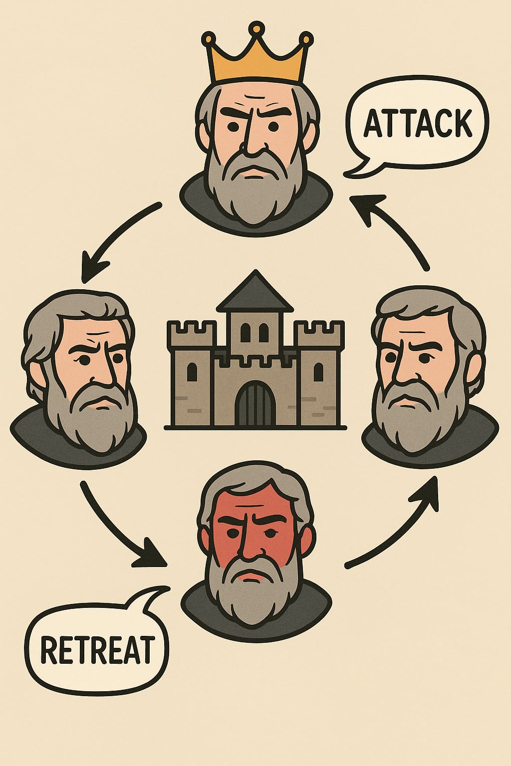 Lamport's Byzantine Generals Algorithm in Python